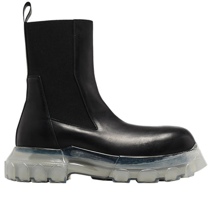 Rick Owens Beatle Bozo Tractor Black Clear (Used)(No Box)