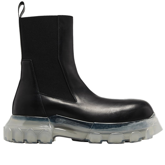 Rick Owens Beatle Bozo Tractor Black Clear (Used)(No Box)