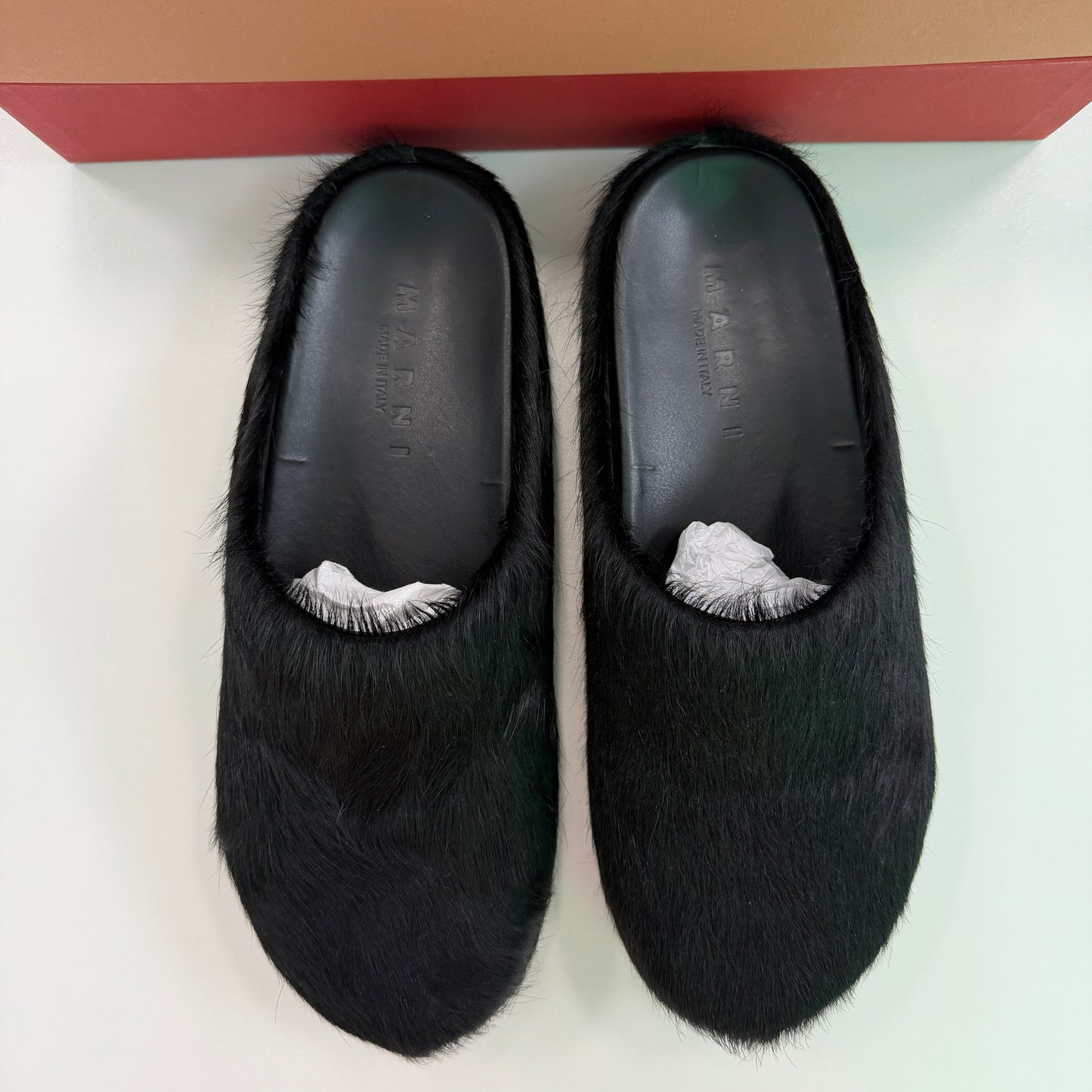 Marni Mule Fussbett Sabot Black (USED)