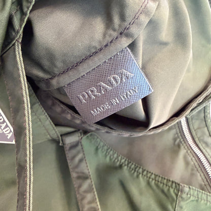 Prada Tessuto Robot Green Nylon Tote Bag