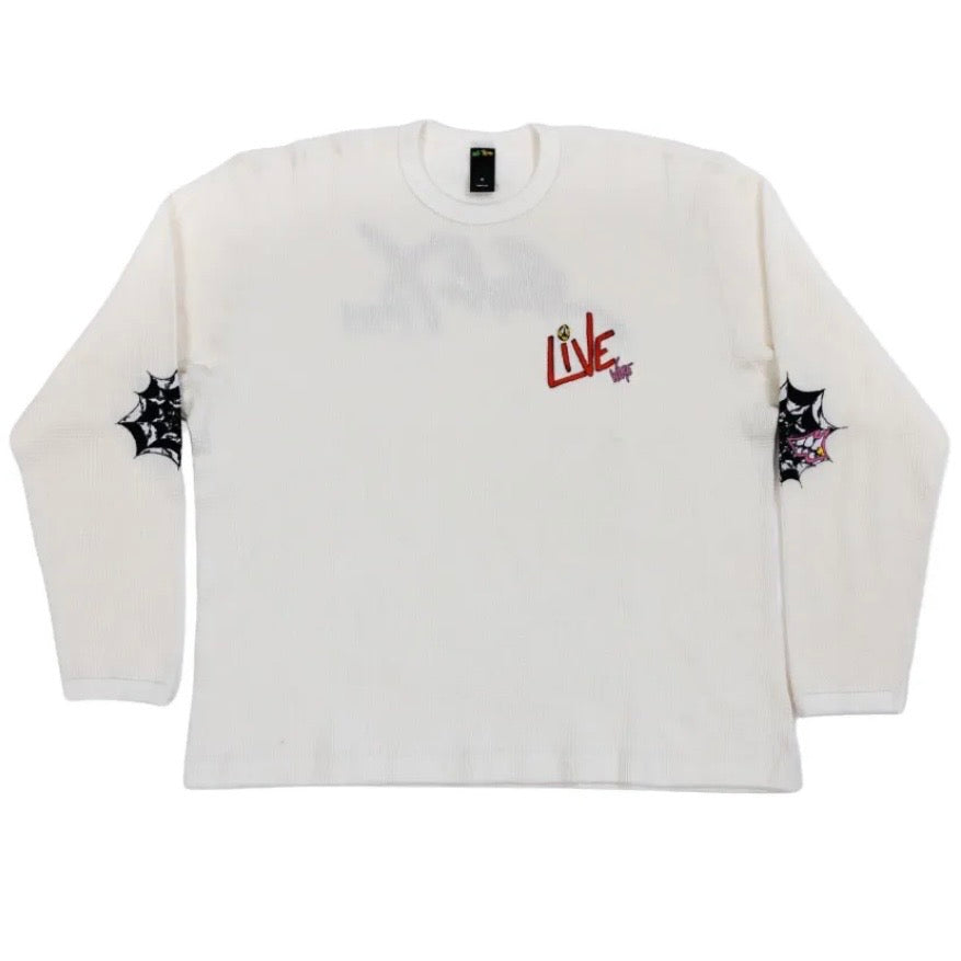 Matty Boy Anti Promo Sex Records Waffle Thermal Long-Sleeve Shirt