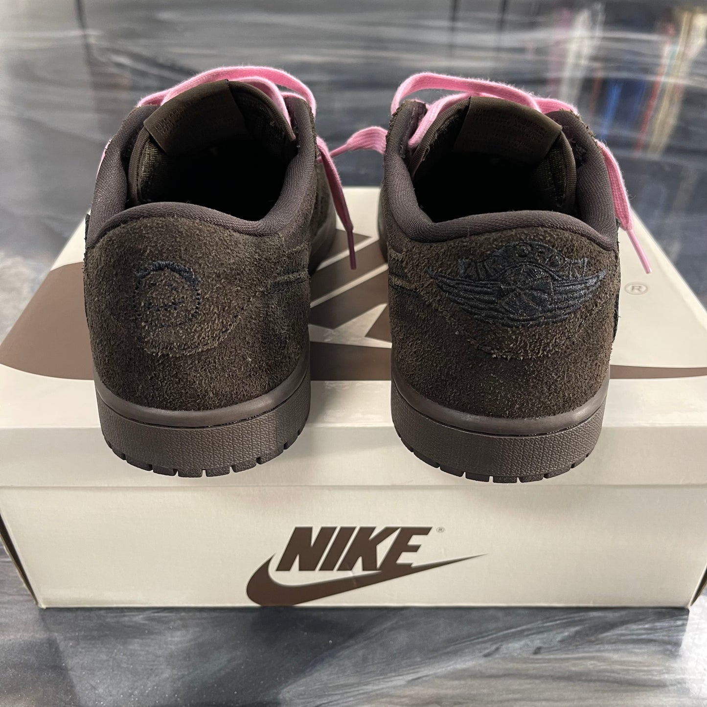 Travis Scott X Jordan 1 Low OG SP 'Velvet Brown' (USED)
