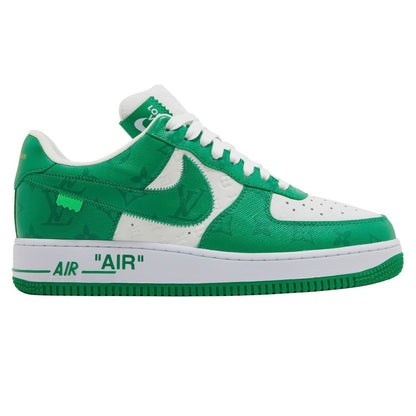 Louis Vuitton × Nike Air Force 1
Low 'White Gym Green' (USED, NO BOX, NO INSOLES)