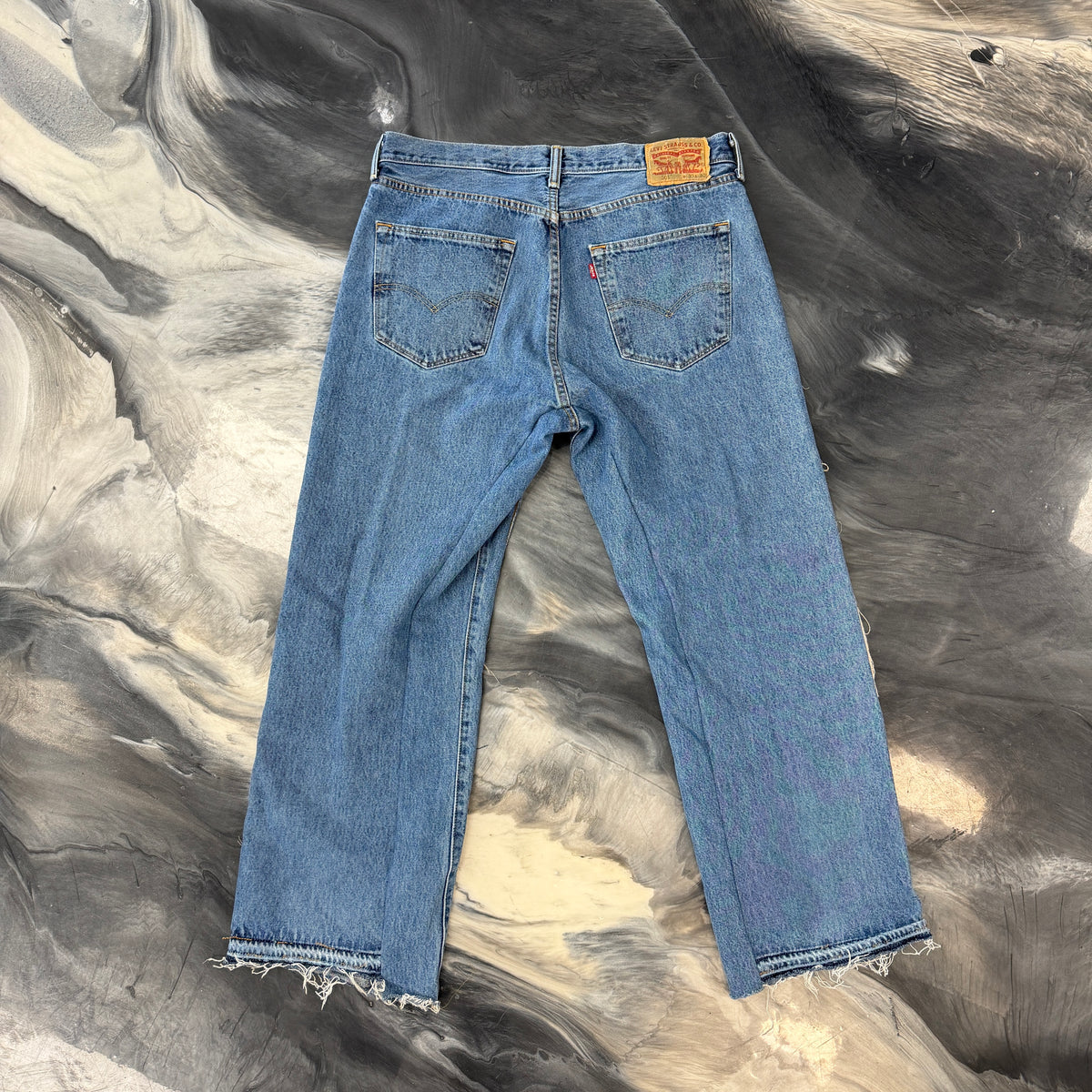 Geek Boys Patchwork Denim Jeans