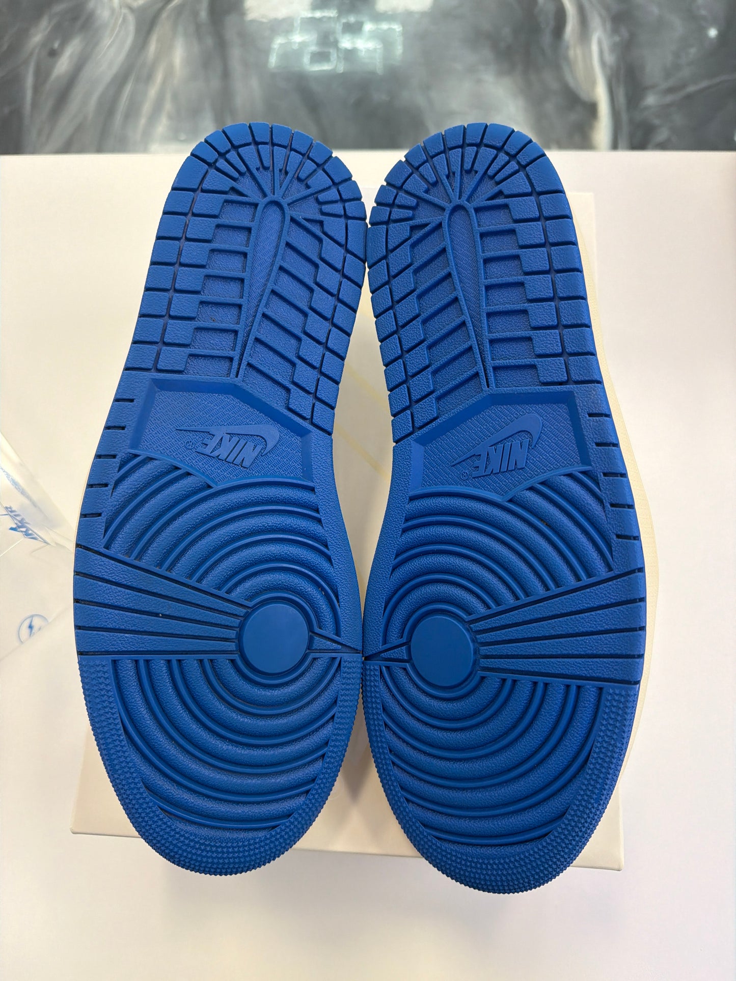 Jordan 1 Retro Low OG SP Fragment x Travis Scott Sail Military Blue (Used)