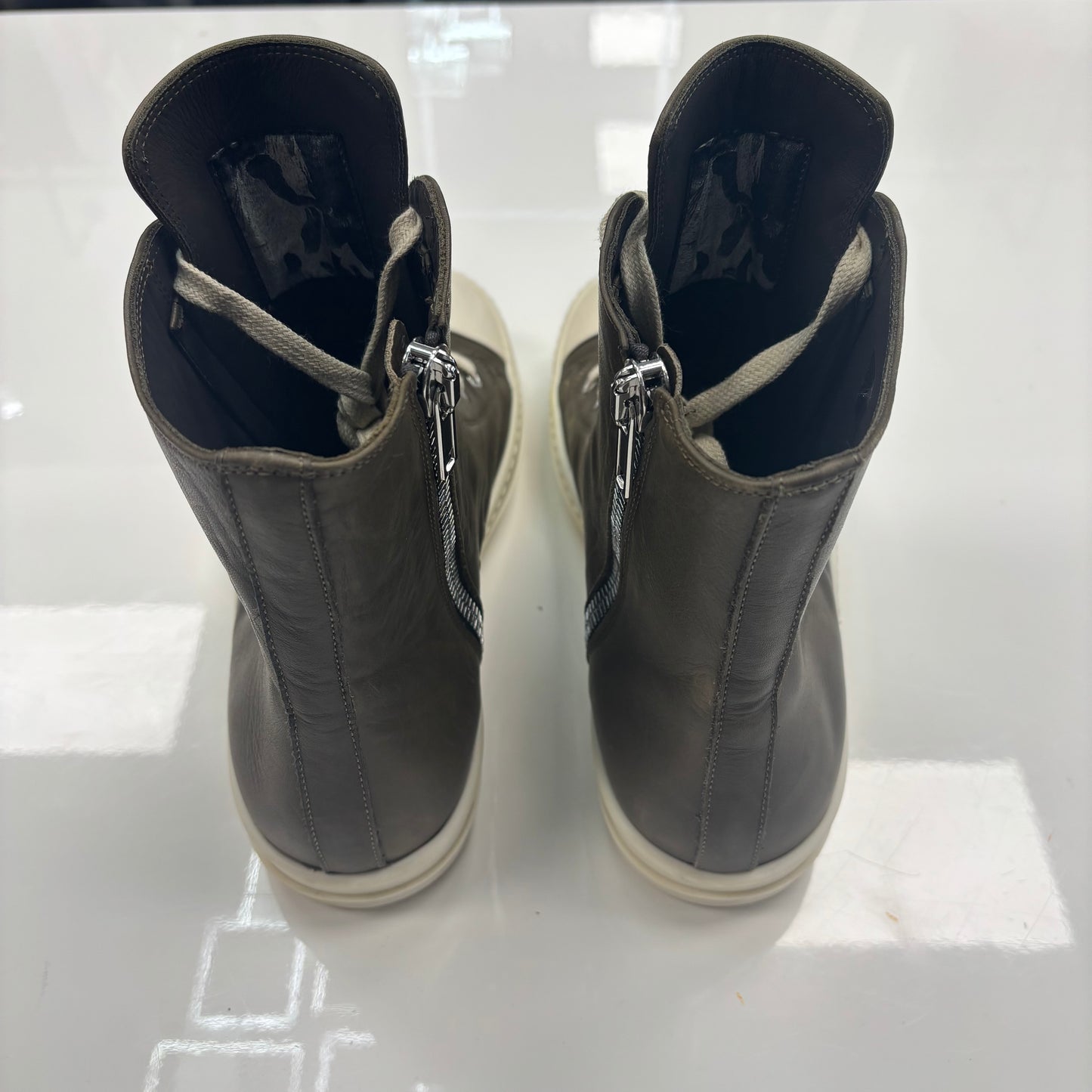 Rick Owens Ramone High Leather Brown (USED)