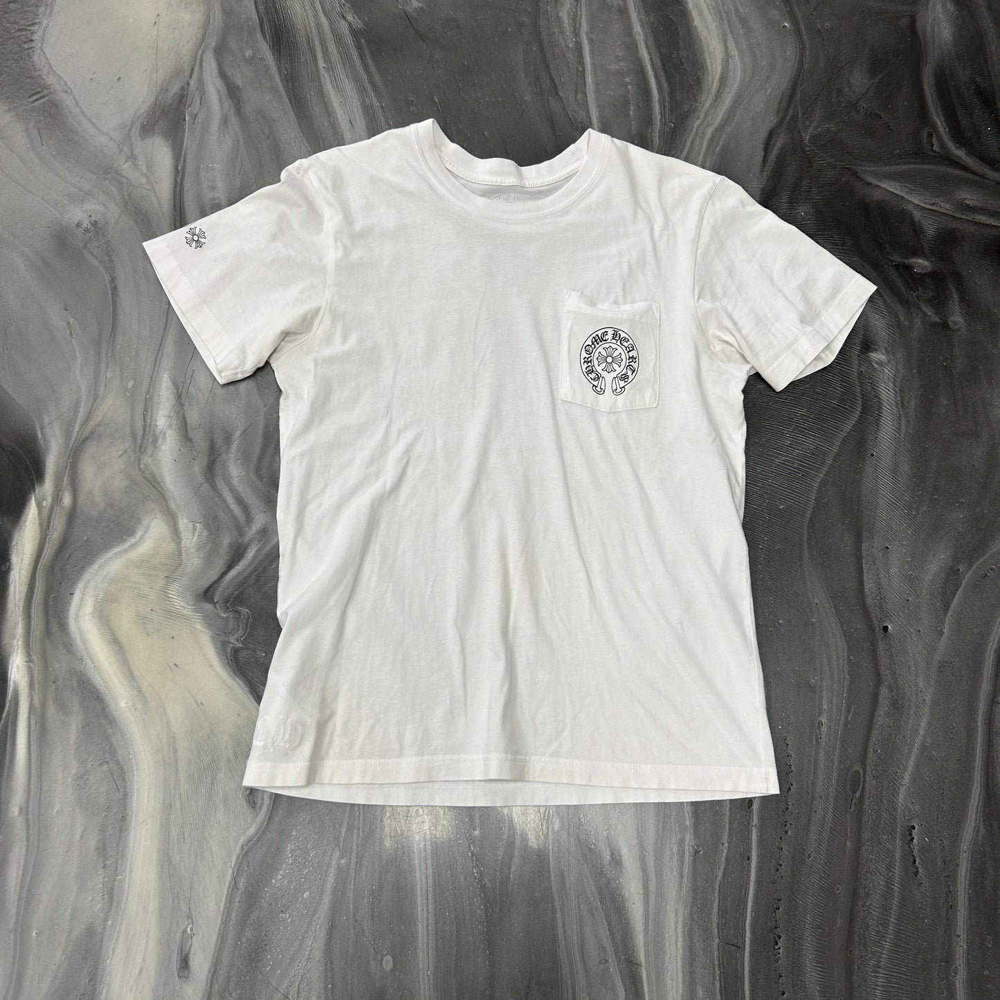 Chrome Hearts Multi Color Horse Shoe T-shirt White