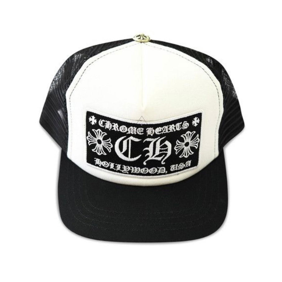 Chrome Hearts Ch Hollywood
Trucker Hat Black/White