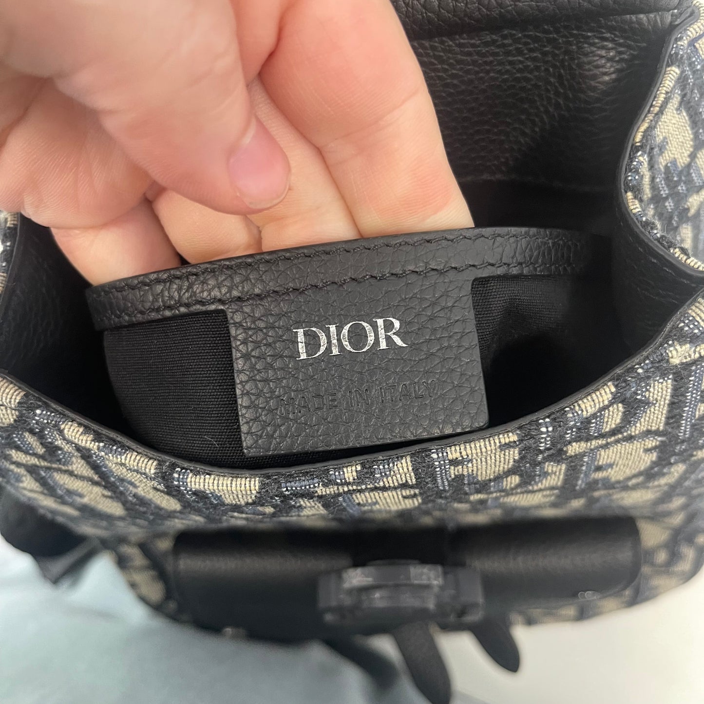 Christian Dior Mini Saddle Backpack