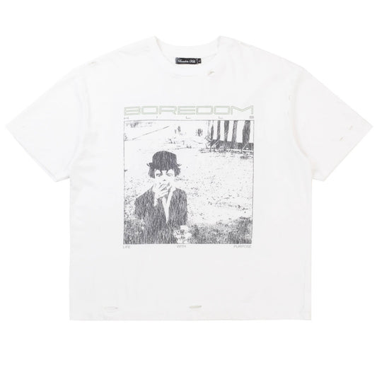 BOREDOM KILLS PURPOSE TEE WHITE