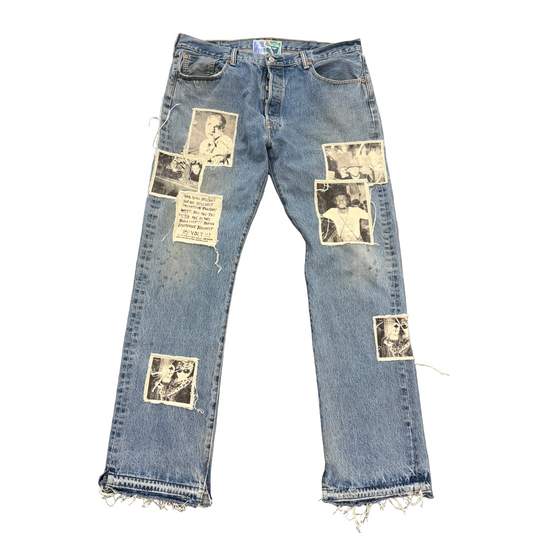 Better With Age Revolt Patchwork Denim Jeans