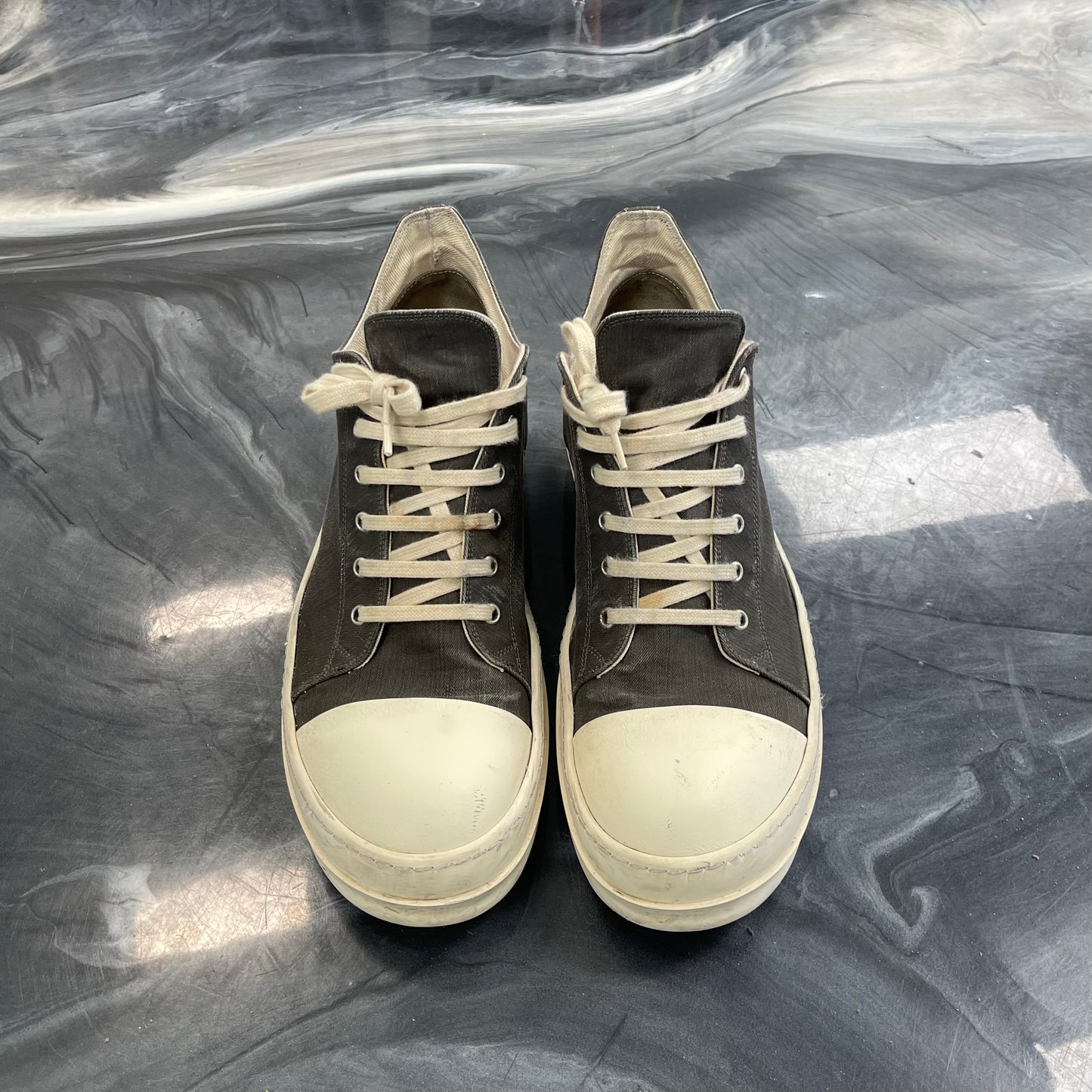 Rick Owens Low Drkshdw Grey License Plate (USED NO BOX)