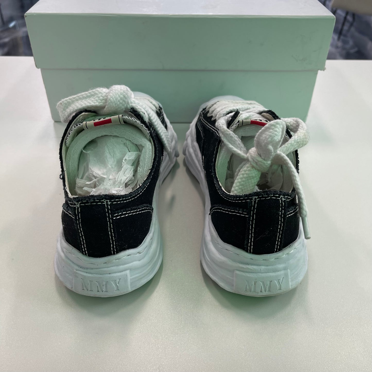 Maison Mihara Yasuhiro Hank OG Sole Canvas Low Black (USED) (Black Friday)