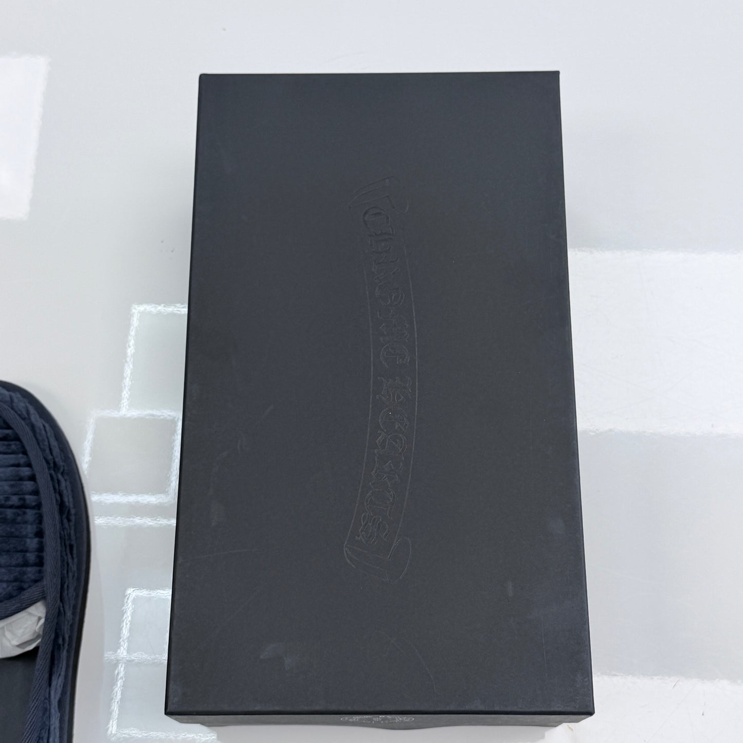 Chrome Hearts Dagger Slippers Navy