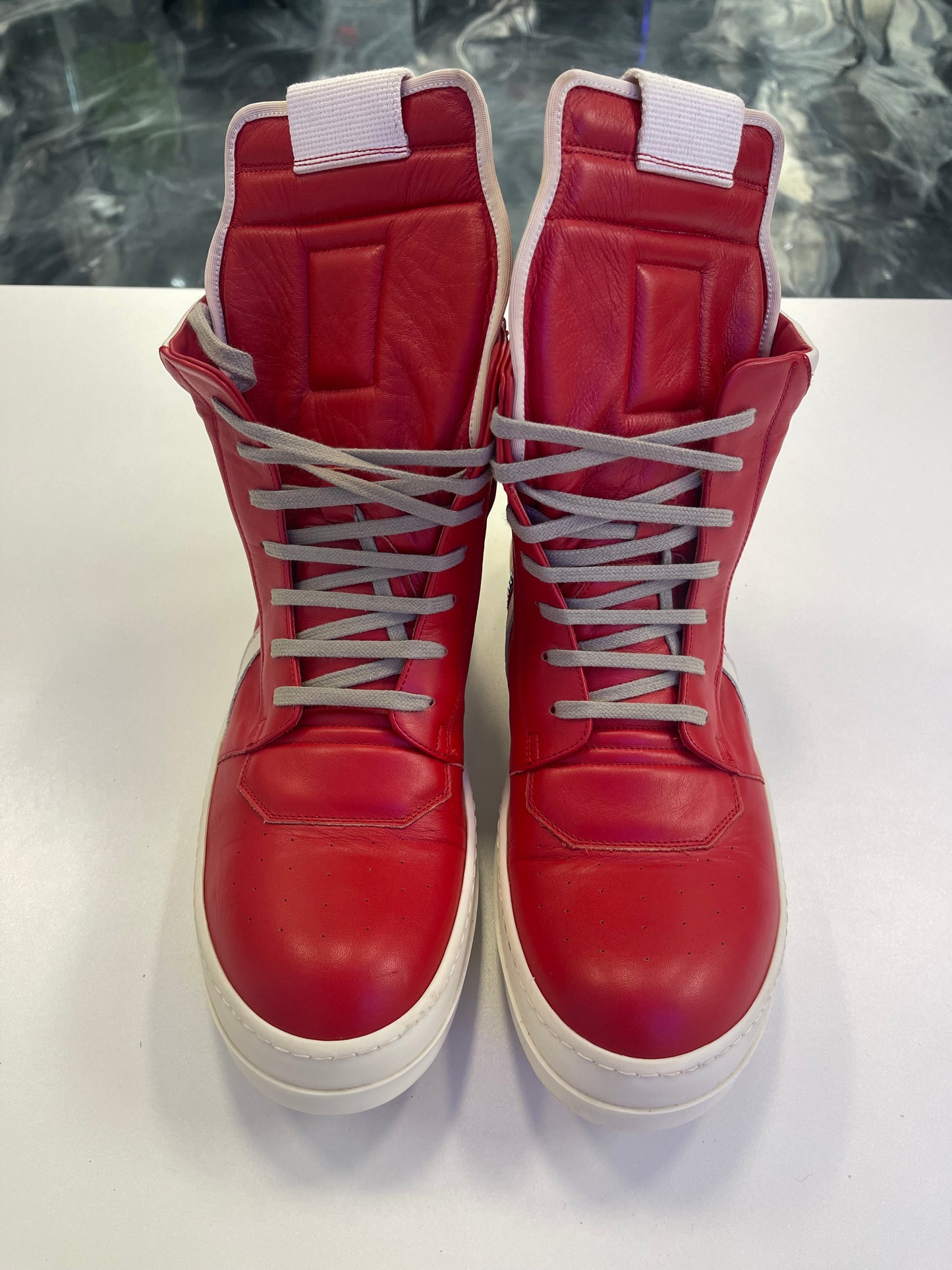 Rick Owens Lido Geobasket
Cardinal Red (USED NO BOX)