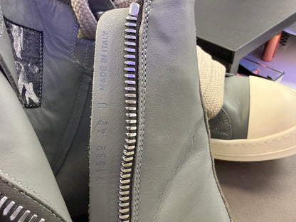 Rick Owens Gray Temple Jumbolace Sneakers