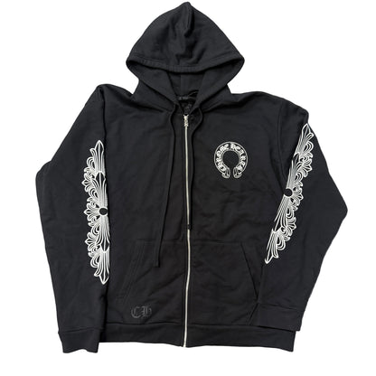 Chrome Hearts Black Honolulu Horseshoe Floral