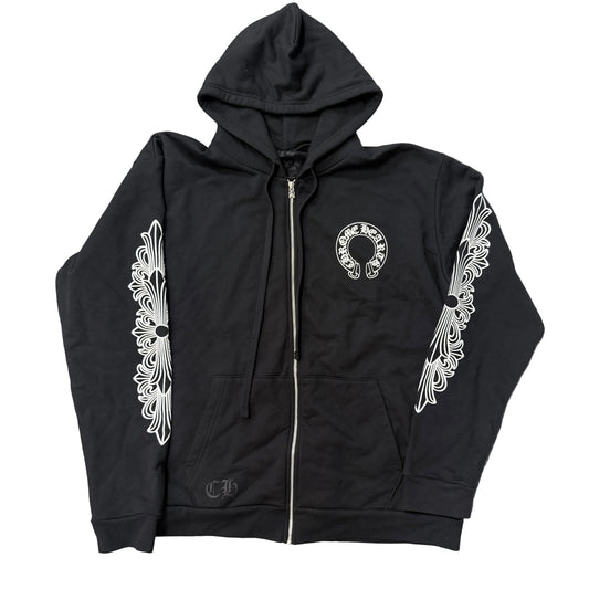 Chrome Hearts Black Honolulu Horseshoe Floral