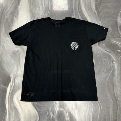 Chrome Hearts Horseshoe Logo Pocket T-Shirt Black