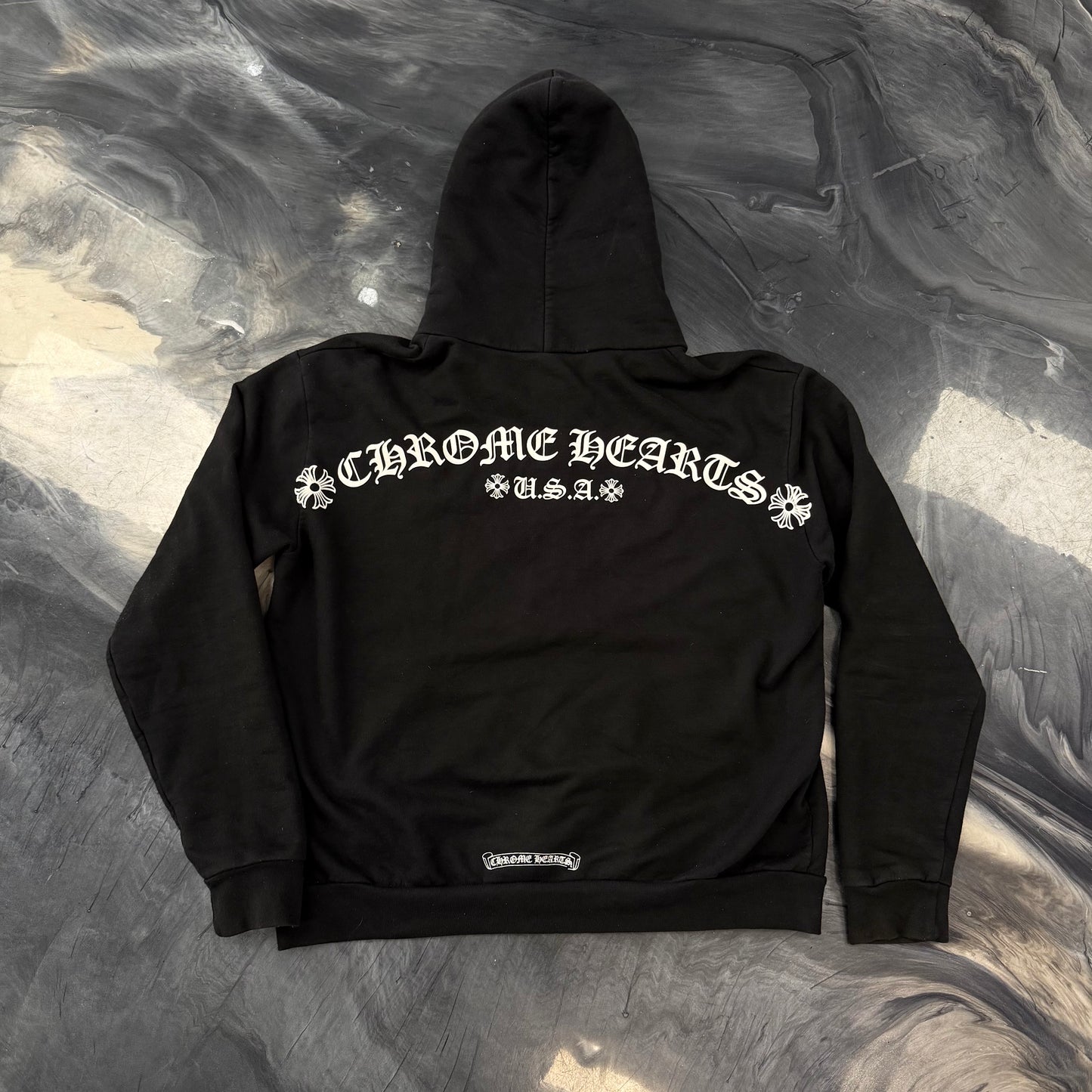 Chrome Hearts T-Bar USA Exclusive Zip-Up Hoodie
