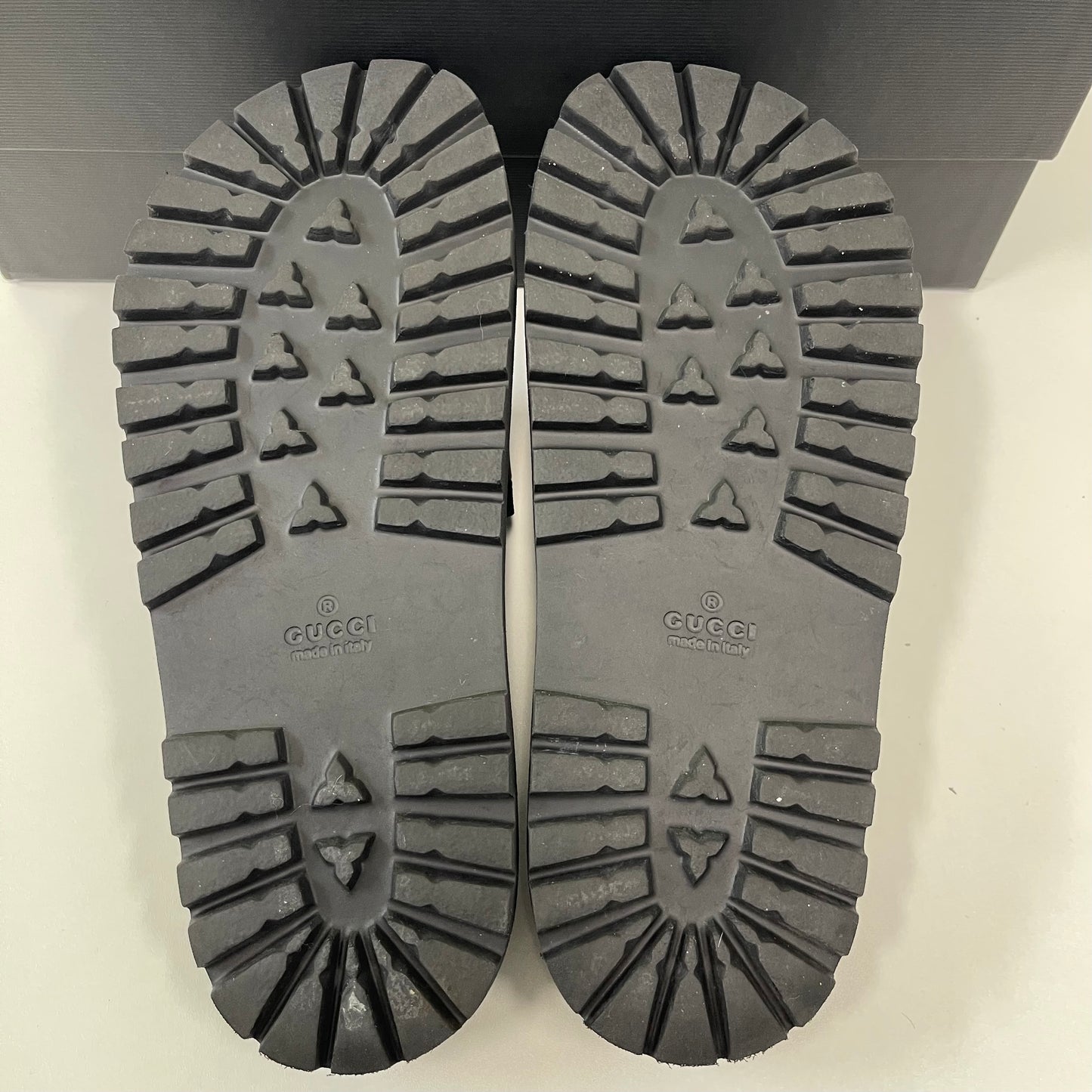 Gucci Men’s Web Slide Sandals (USED)