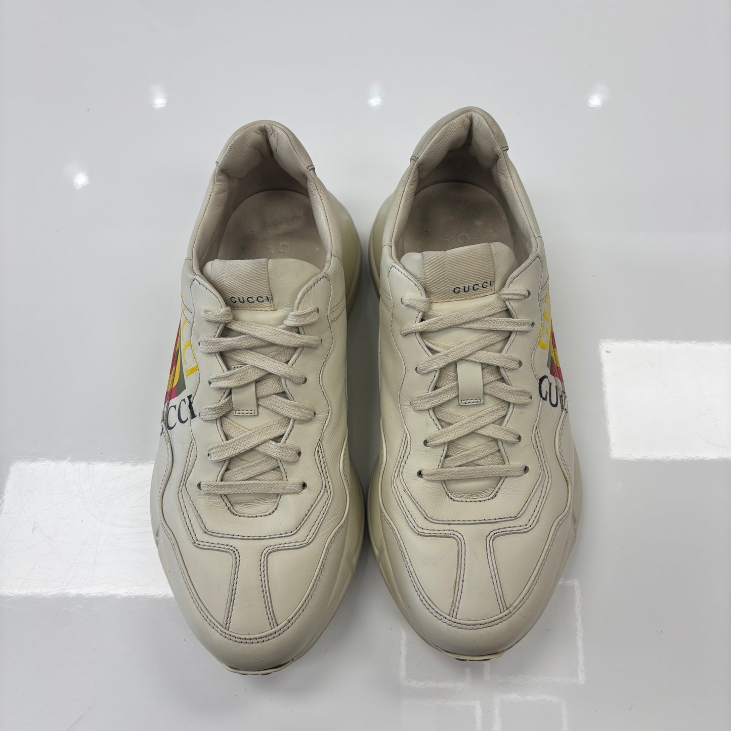 Gucci Rhyton Leather Sneaker Vintage Logo (Used)(NO Box)