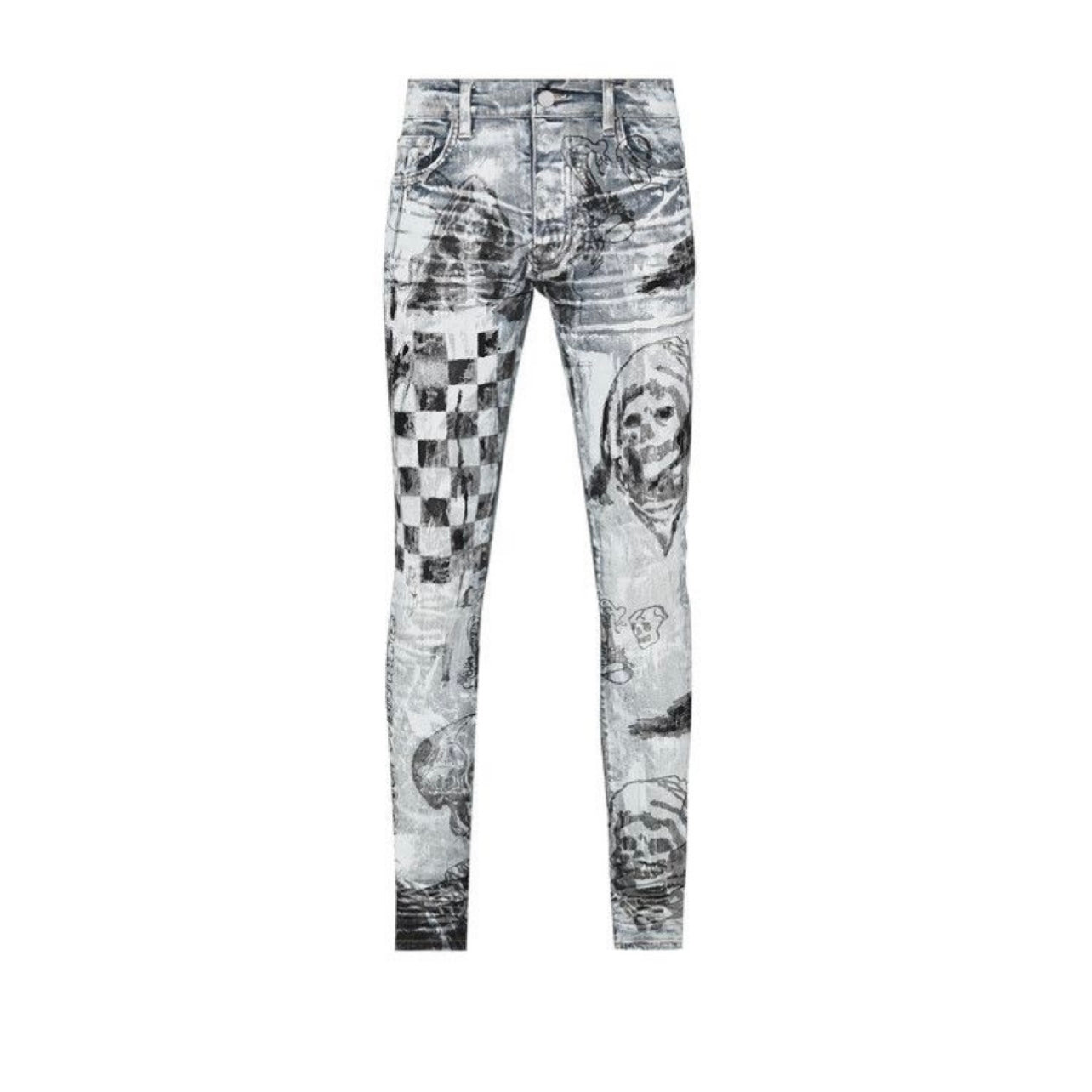 Amiri x Wes Lang Sketch Jean
Painted Indigo