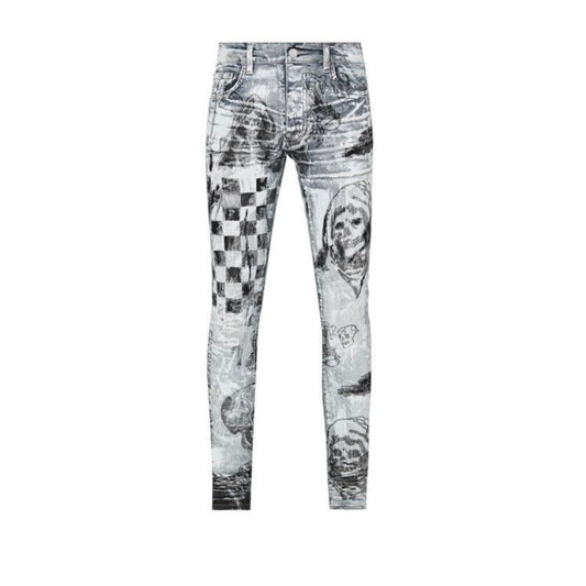 Amiri x Wes Lang Sketch Jean
Painted Indigo