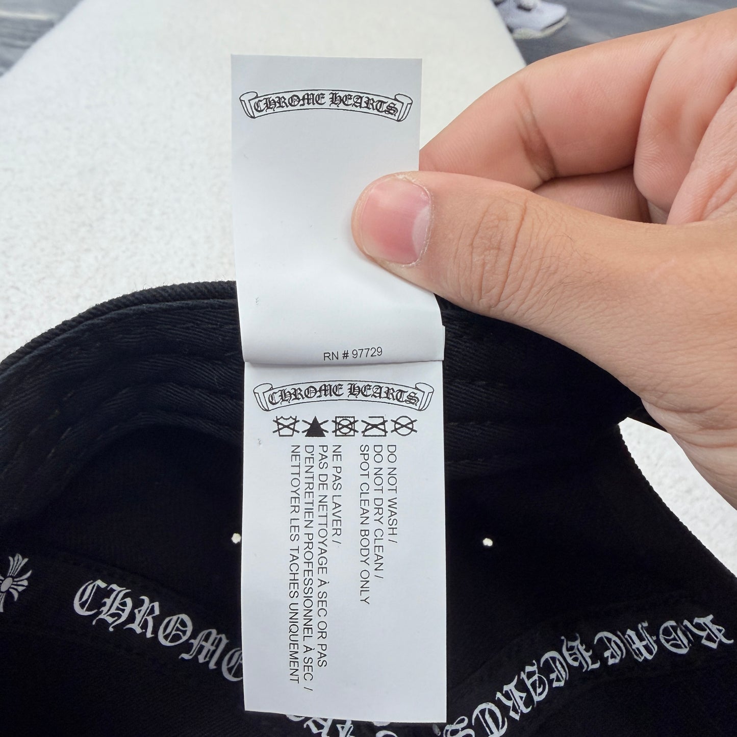 Chrome Hearts Embroidered Cross Hat