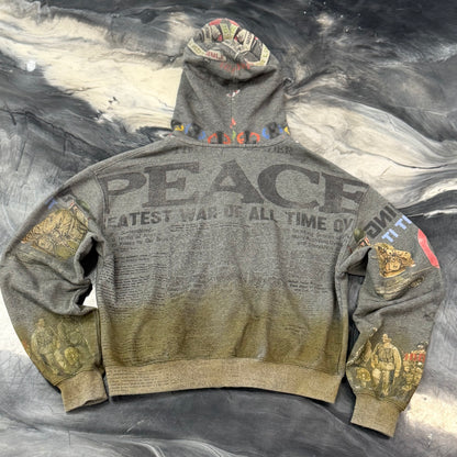 Vale Forever Peace Zip Up Hoodie
Dirty Grey