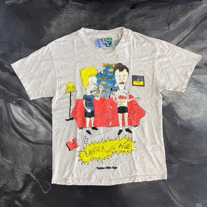 Better With Age Dumb Tee Heather Grey