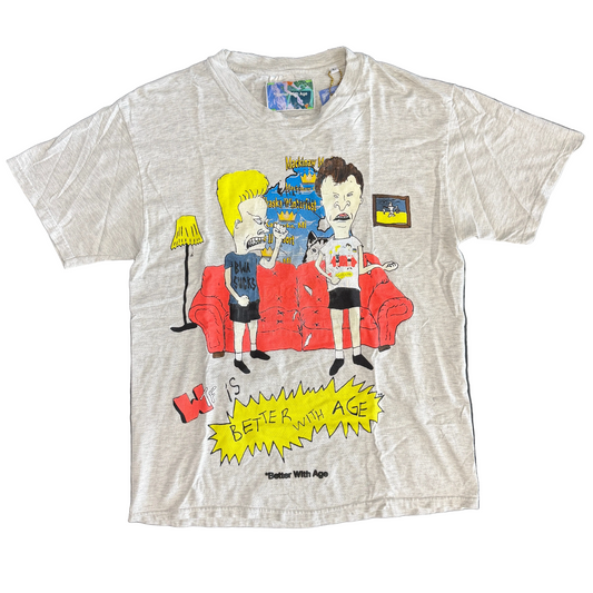 Better With Age Dumb Tee Heather Grey
