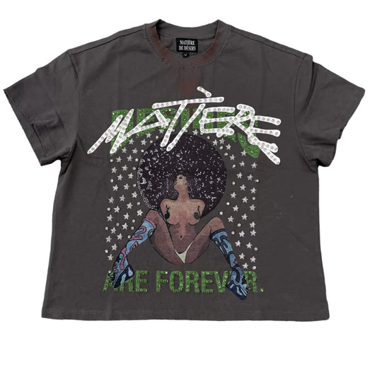 Matiere De Desirs Afro Tee Grey