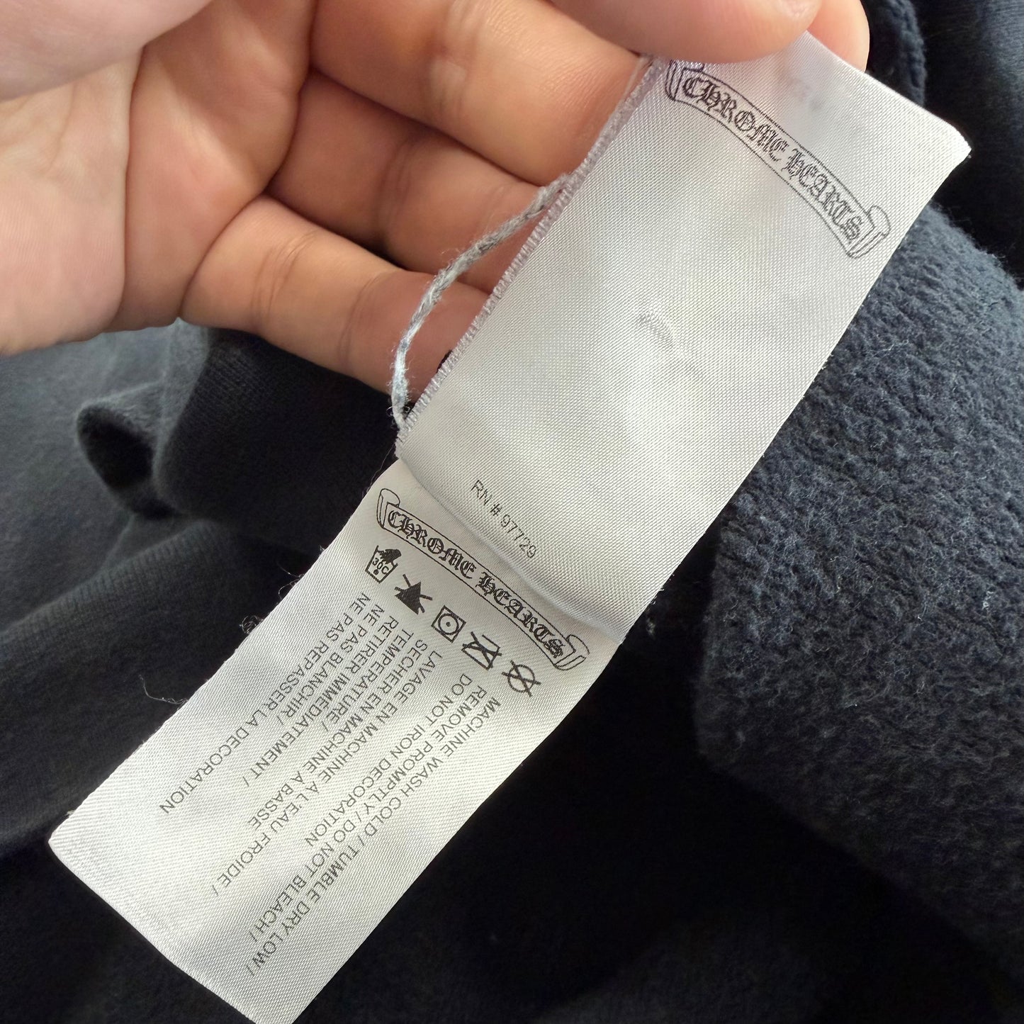 Chrome Hearts Gradient T-Bar Logo Hoodie