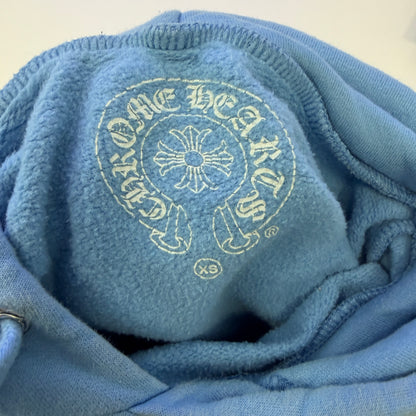 Chrome Hearts Blue Miami Horseshoe Floral Sleeve Hoodie