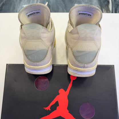Off White x Wmns Air Jordan 4 Retro Sail (USED)
