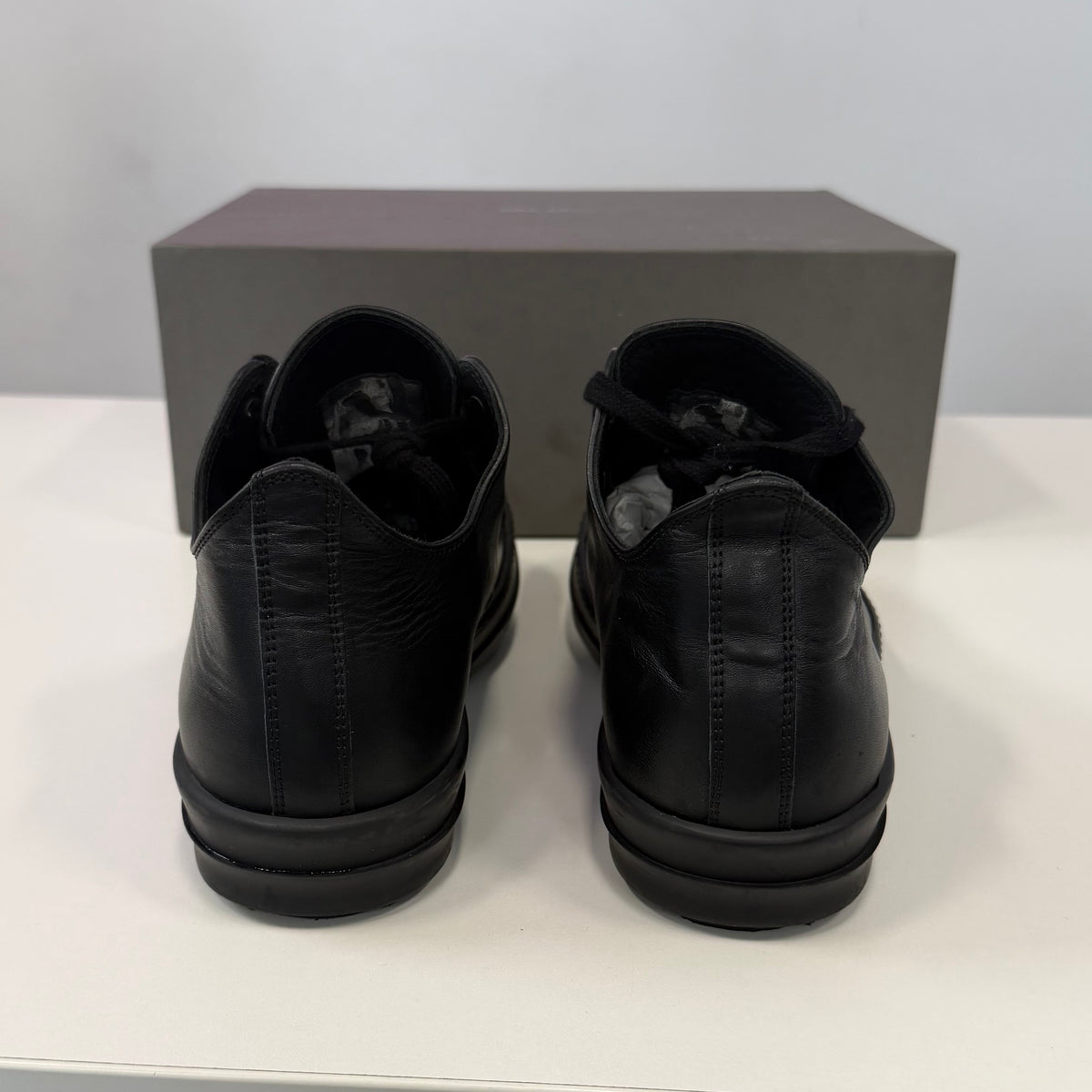 Rick Owens Ramones Low Black (USED)