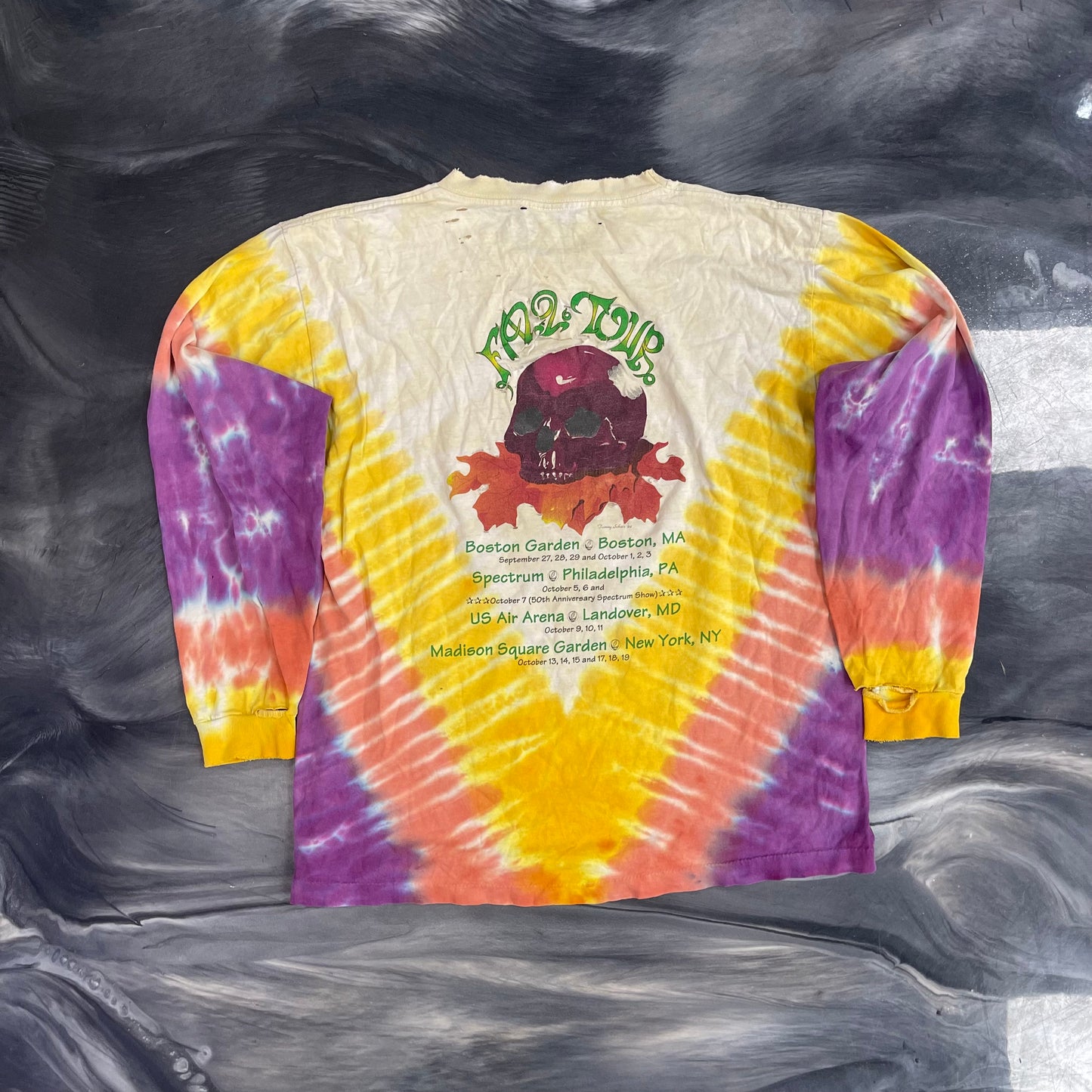 1994 Grateful Dead Fall "Harvester" Vintage Tie-Dye Long-Sleeve Tee