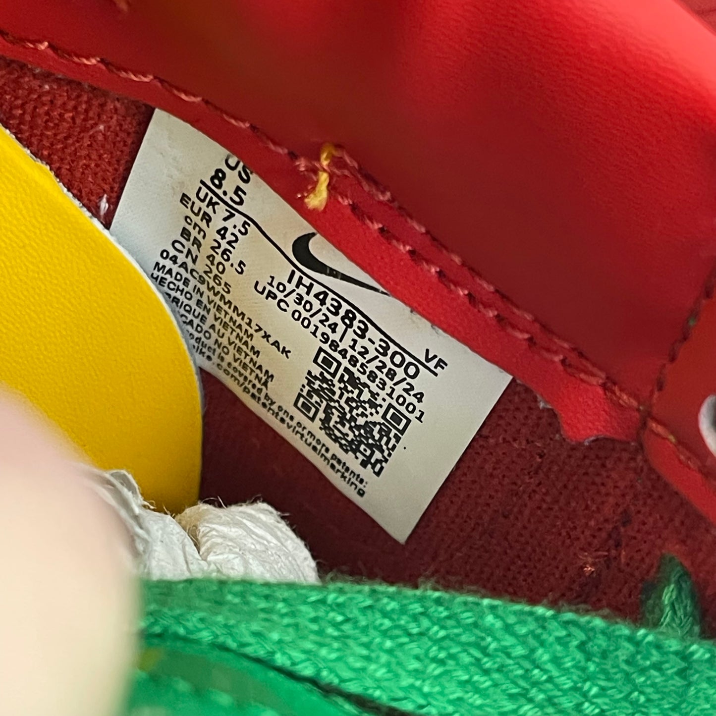 Lil Yachty X Air Force 1 Low ‘Concrete Boys - Lucky Green' (USED)