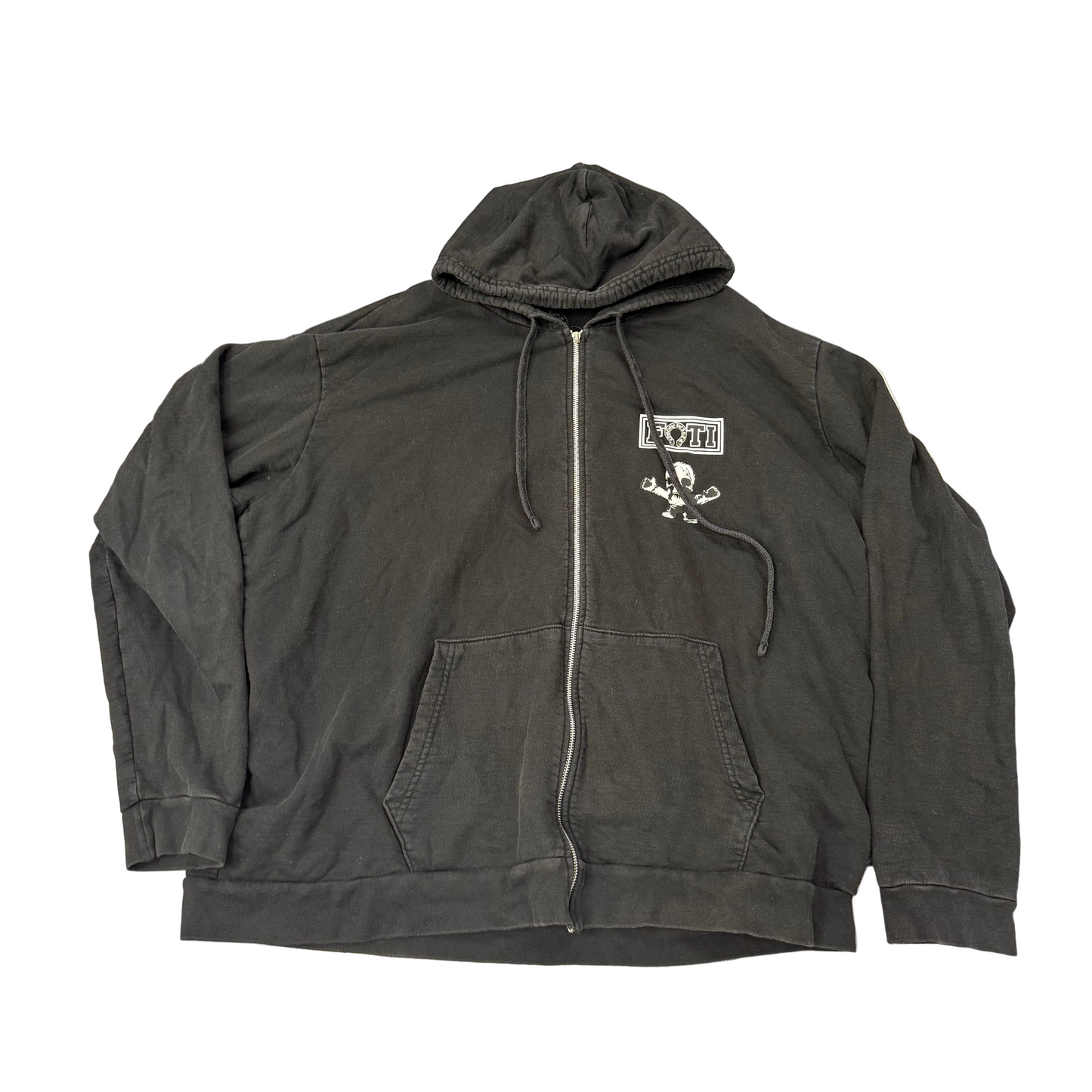 Chrome Hearts Foti Tic Tac Toe zip-up hoodie (broken zipper)