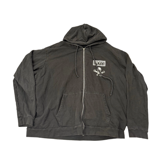 Chrome Hearts Foti Tic Tac Toe zip-up hoodie (broken zipper)