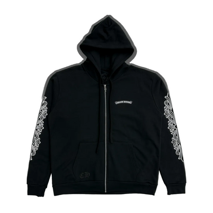Chrome Hearts Aspen Matty Boy Exclusive Floral/Cross Thermal Zip-Up Hoodie