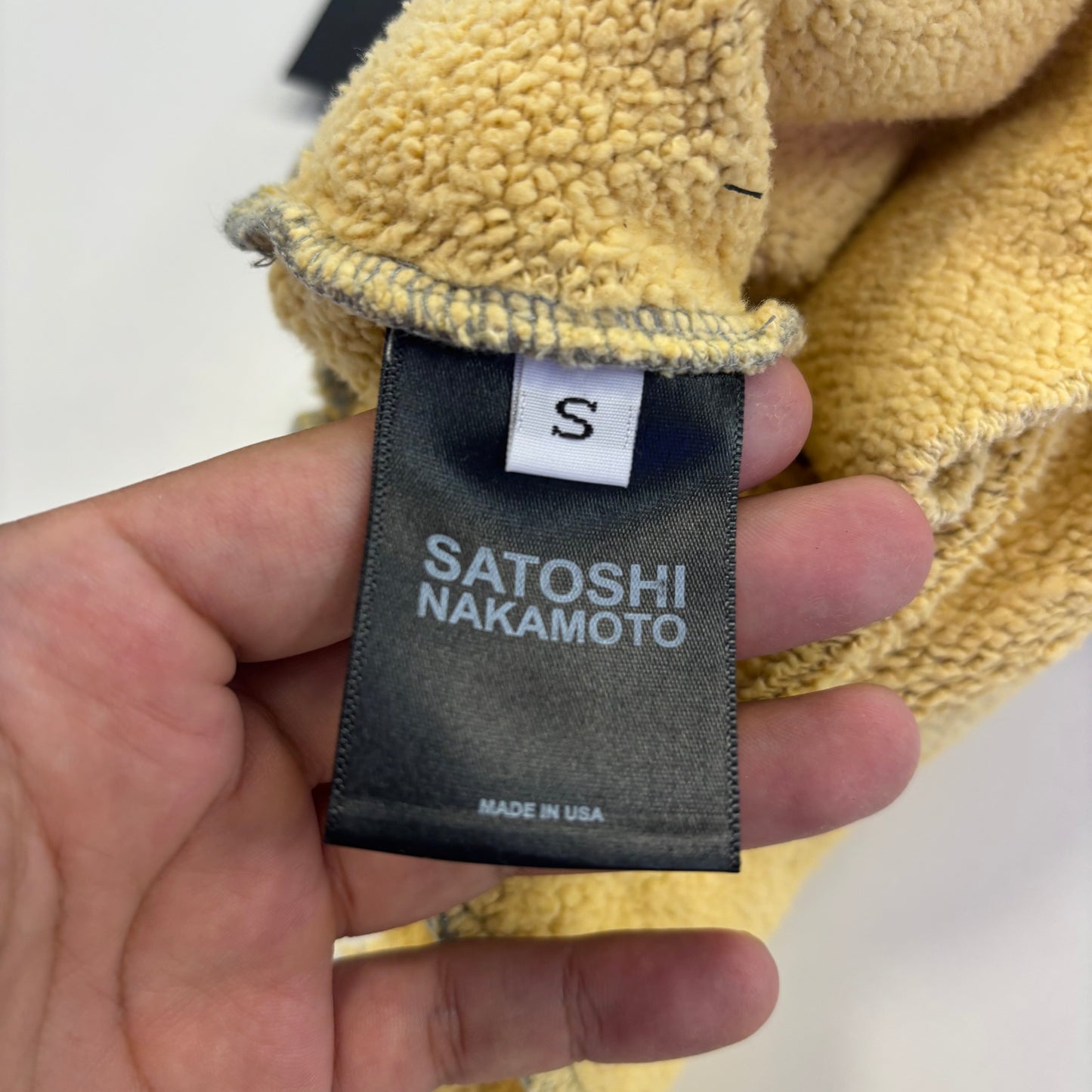 Satoshi Nakamoto Distressed Patchwork  Moto Shorts