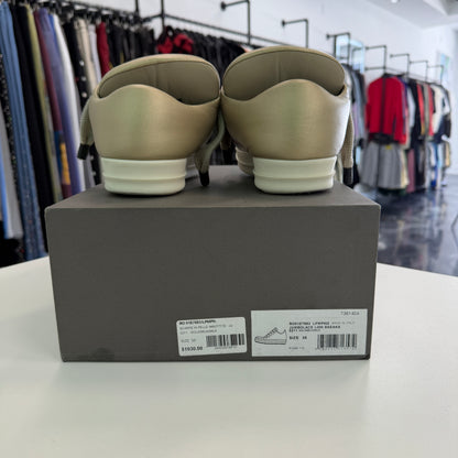 Rick Owens Padded Jumbo Lace Leather Ramone Low Gold Milk (Used)