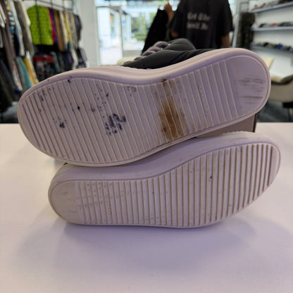 Rick Owens DRKSHDW Hollywood Jumbo Lace Puffer High Top Ramones Black Milk (Used)