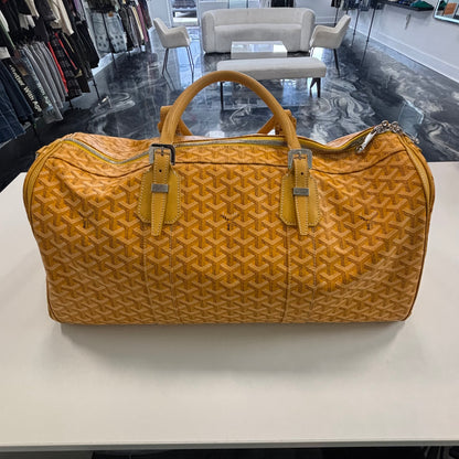Goyard Croisiere 45 Duffle Bag Yellow