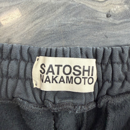 Satoshi Nakamoto Black Padded Sweat Shorts Black