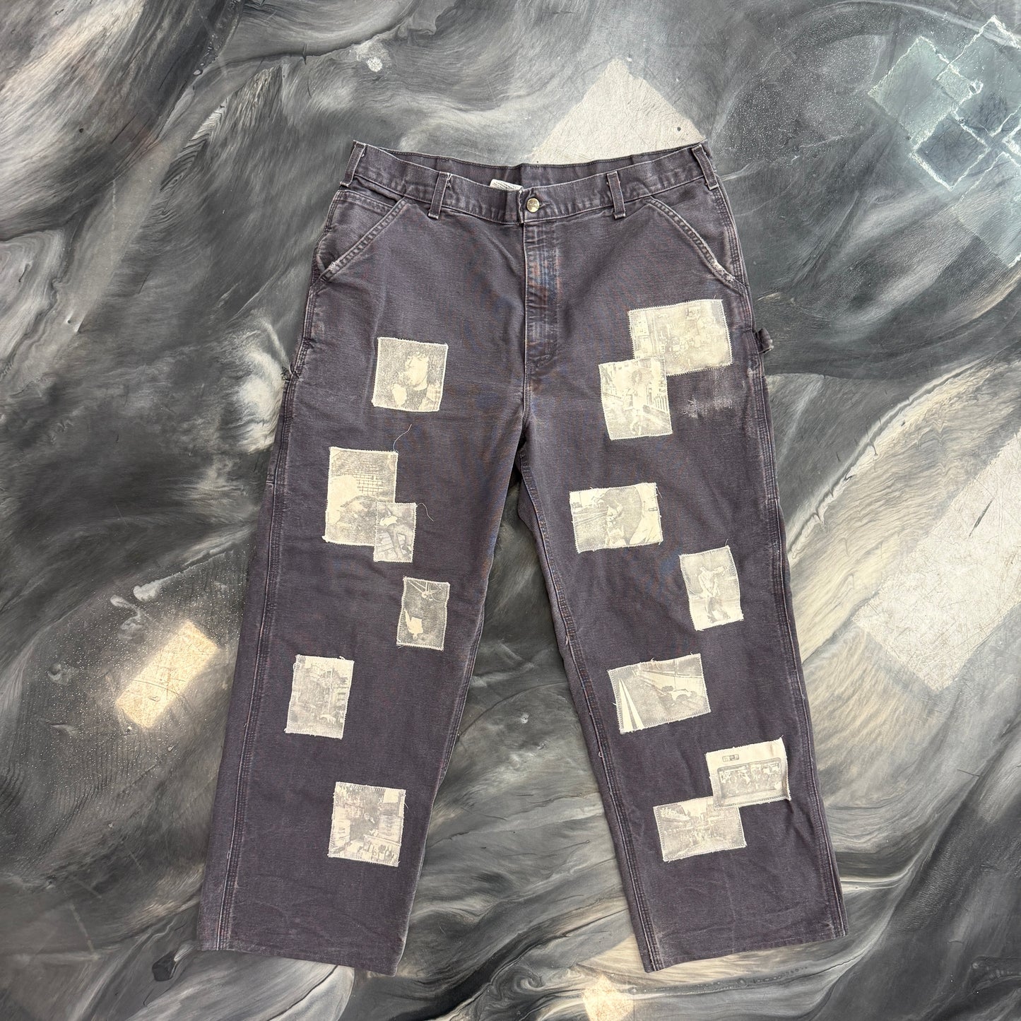 Vintage Patchwork Carhartt Carpenter Pants