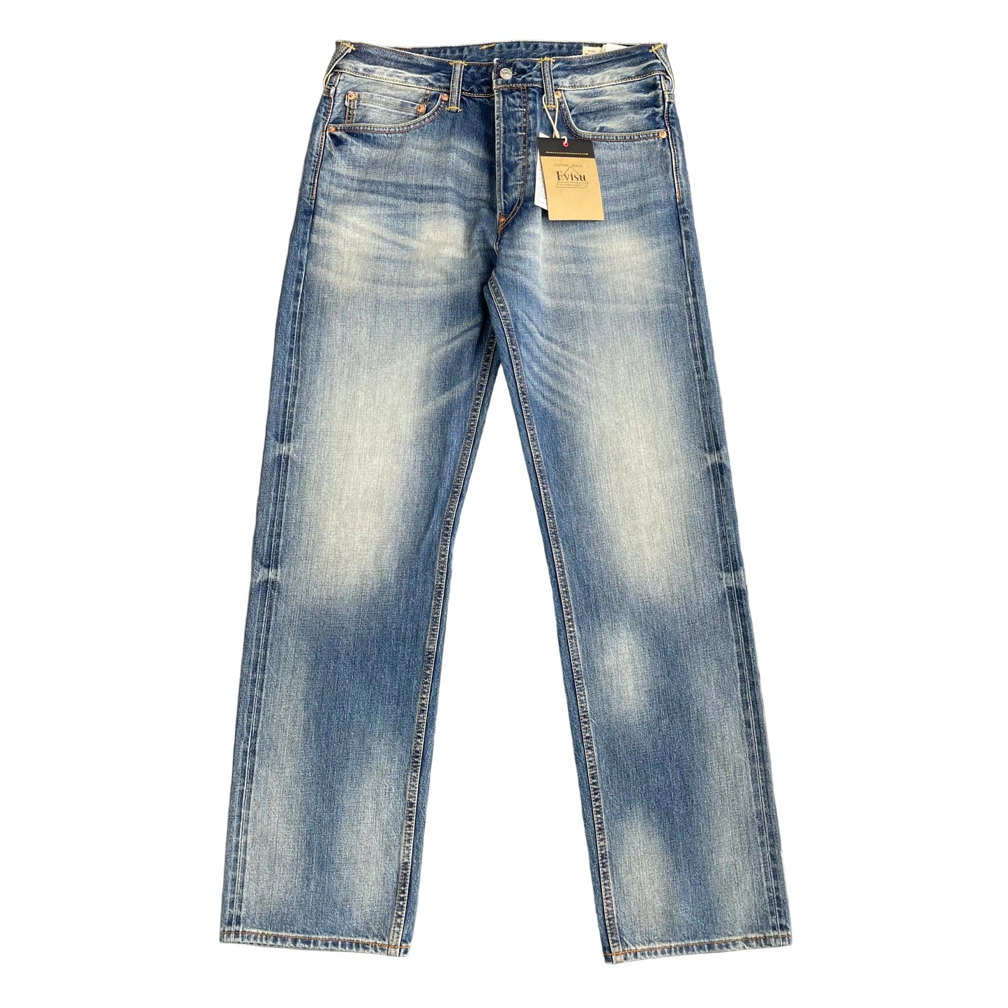 Daicock Print Baggy-Fit Evisu Jeans