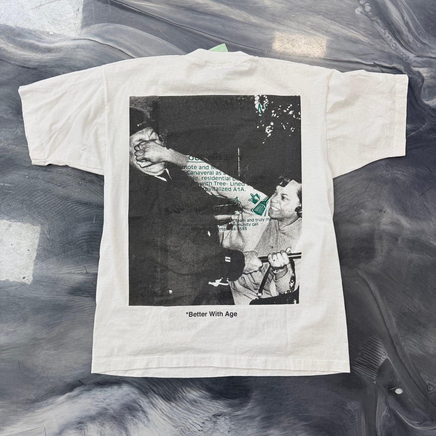 Better With Age System Tee Grey